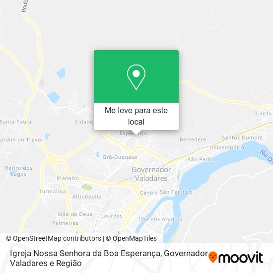 Igreja Nossa Senhora da Boa Esperança mapa