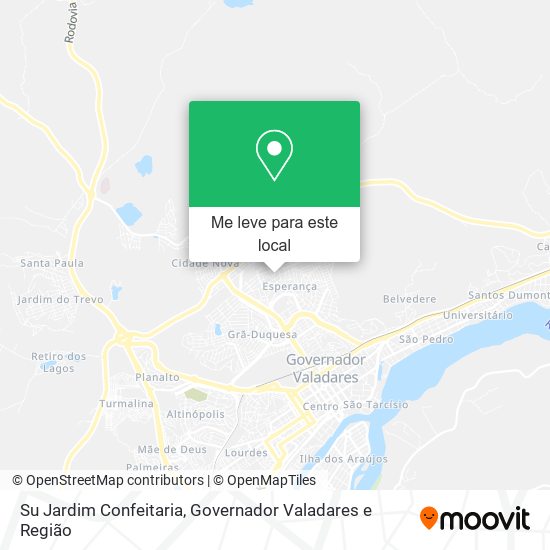 Su Jardim Confeitaria mapa