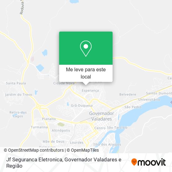 Jf Seguranca Eletronica mapa