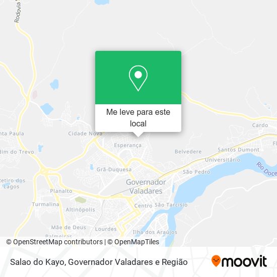 Salao do Kayo mapa