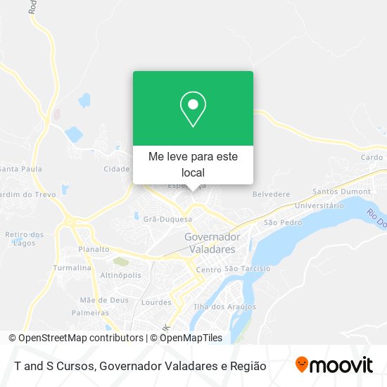 T and S Cursos mapa