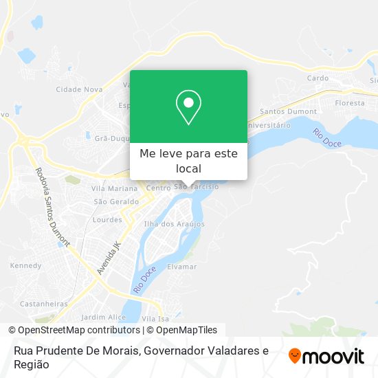 Rua Prudente De Morais mapa