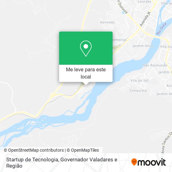 Startup de Tecnologia mapa
