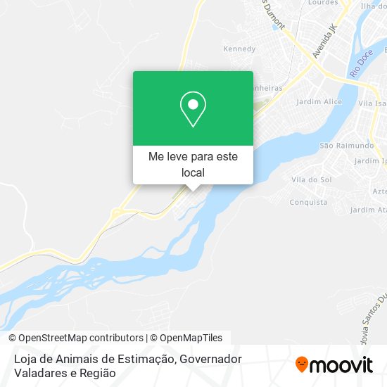 Loja de Animais de Estimação mapa