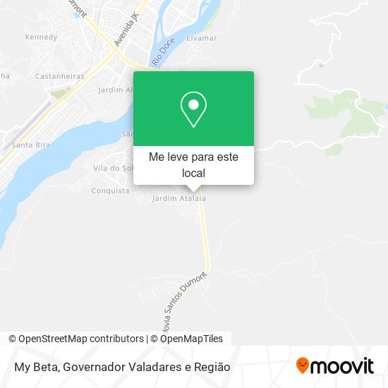 My Beta mapa