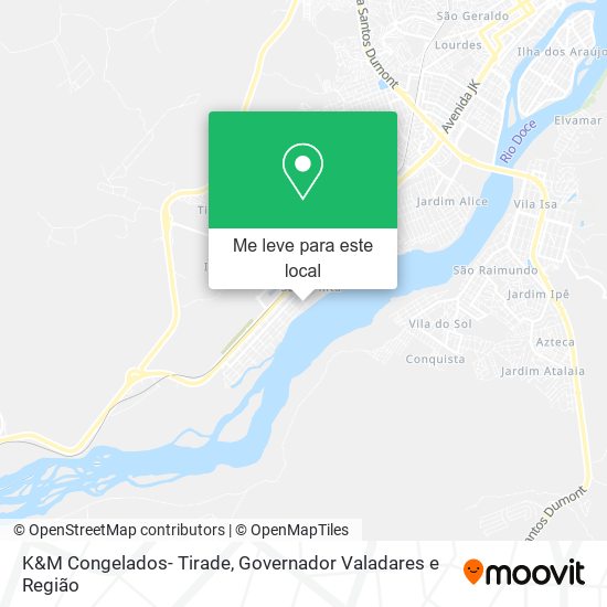 K&M Congelados- Tirade mapa