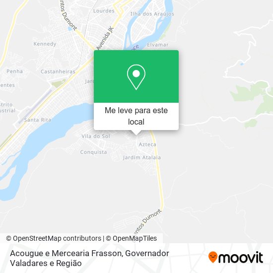 Acougue e Mercearia Frasson mapa