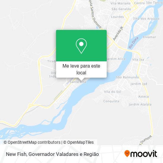 New Fish mapa