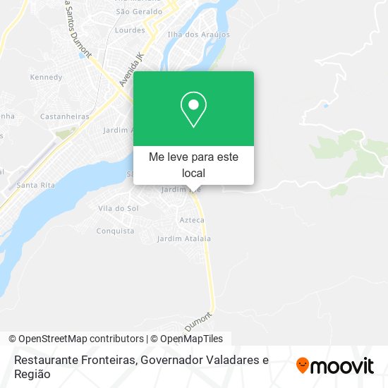 Restaurante Fronteiras mapa