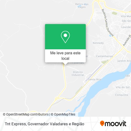 Tnt Express mapa