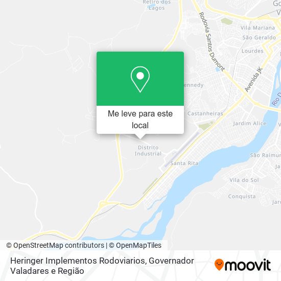 Heringer Implementos Rodoviarios mapa