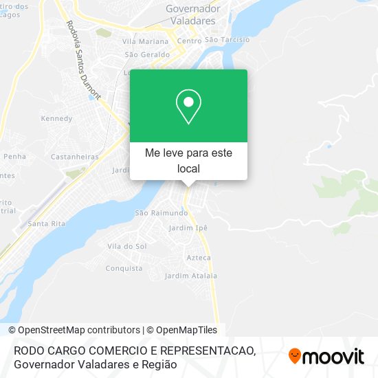 RODO CARGO COMERCIO E REPRESENTACAO mapa