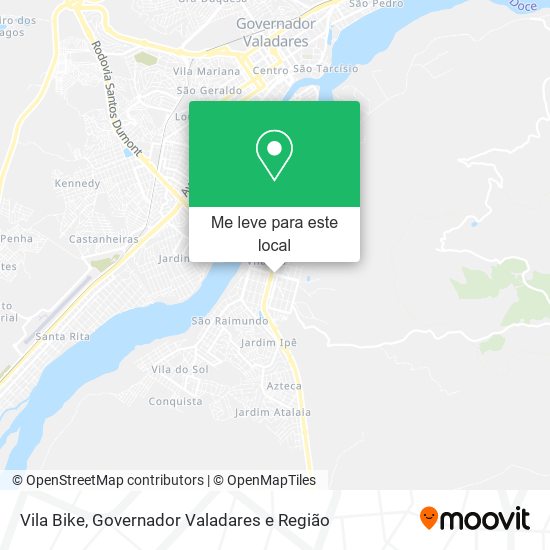 Vila Bike mapa