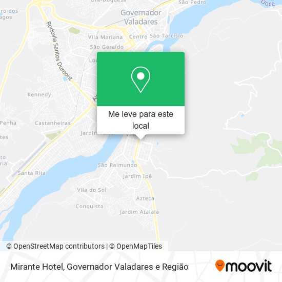 Mirante Hotel mapa