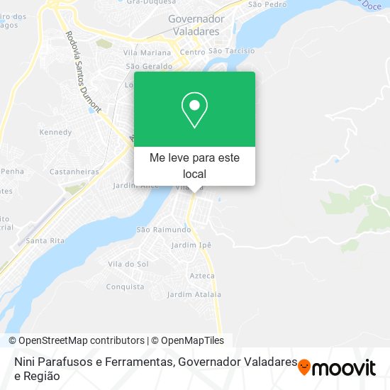 Nini Parafusos e Ferramentas mapa