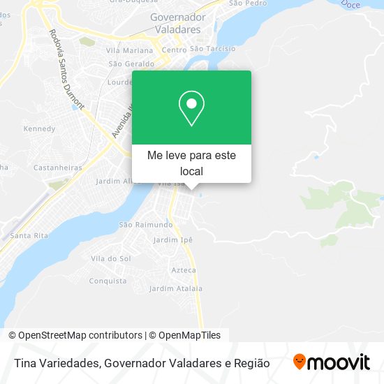 Tina Variedades mapa