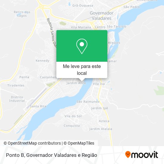 Ponto B mapa