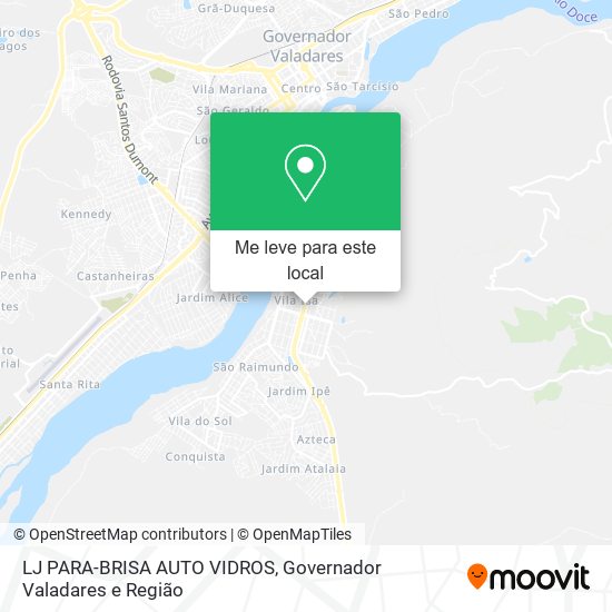 LJ PARA-BRISA AUTO VIDROS mapa