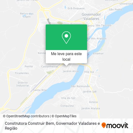 Construtora Construir Bem mapa