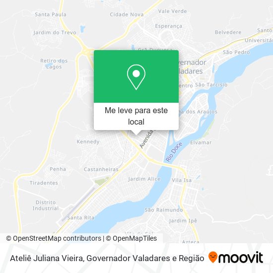 Ateliê Juliana Vieira mapa