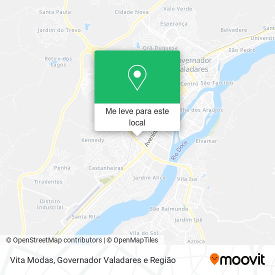 Vita Modas mapa
