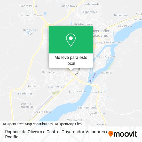 Raphael de Oliveira e Castro mapa