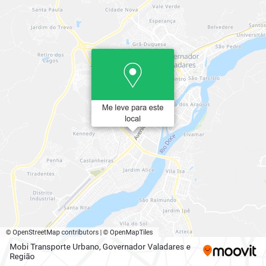 Mobi Transporte Urbano mapa