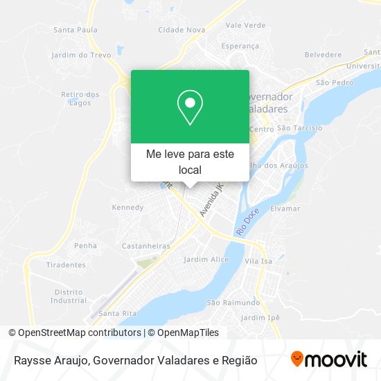 Raysse Araujo mapa