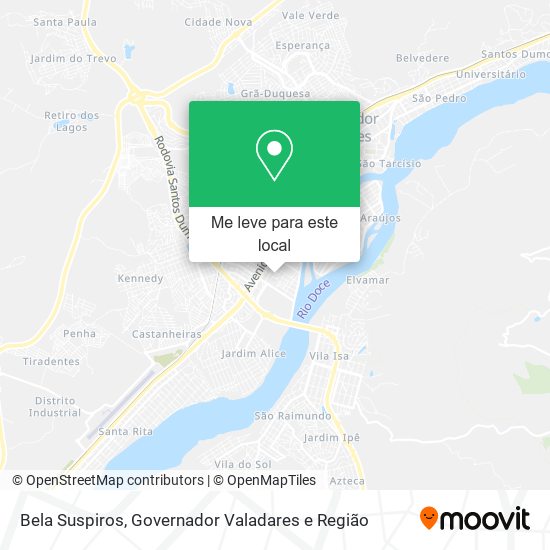 Bela Suspiros mapa