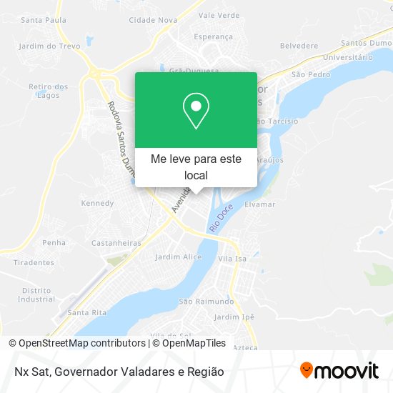 Nx Sat mapa