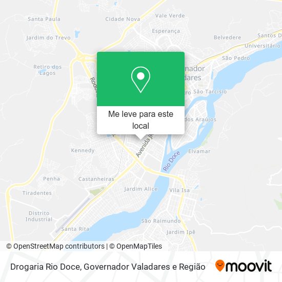 Drogaria Rio Doce mapa