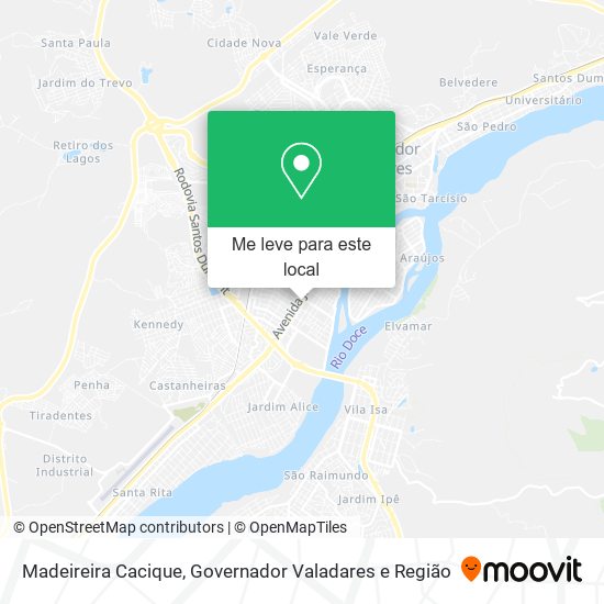 Madeireira Cacique mapa