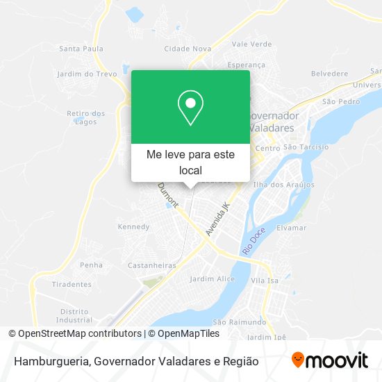 Hamburgueria mapa