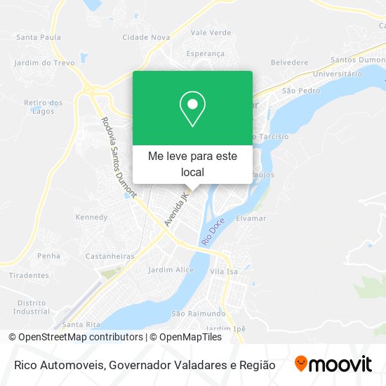 Rico Automoveis mapa