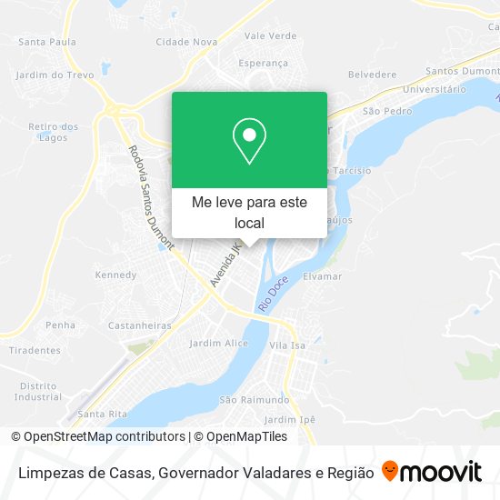 Limpezas de Casas mapa