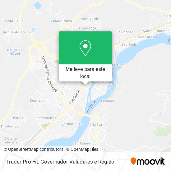 Trader Pro Fit mapa
