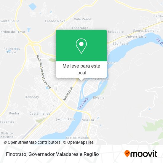 Finotrato mapa