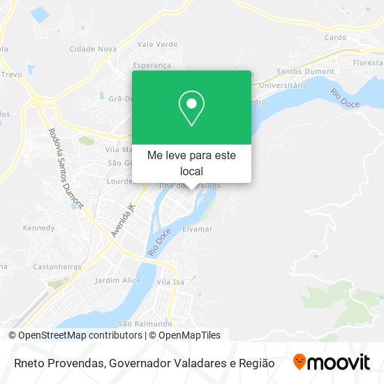 Rneto Provendas mapa