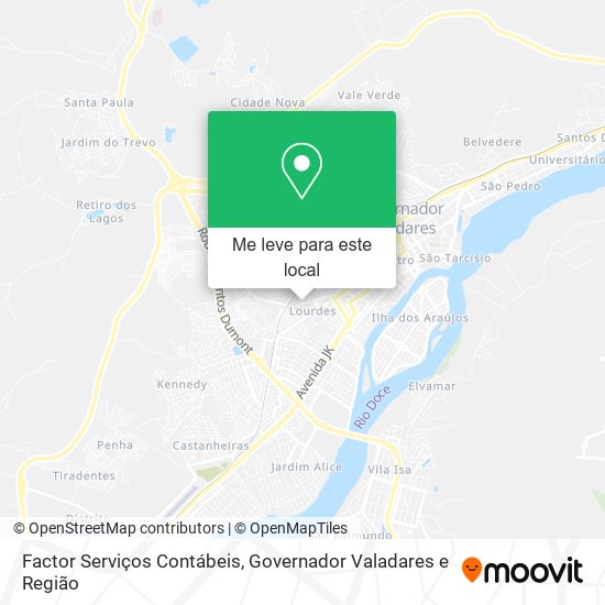 Factor Serviços Contábeis mapa