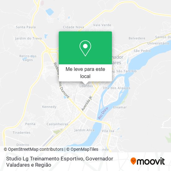 Studio Lg Treinamento Esportivo mapa