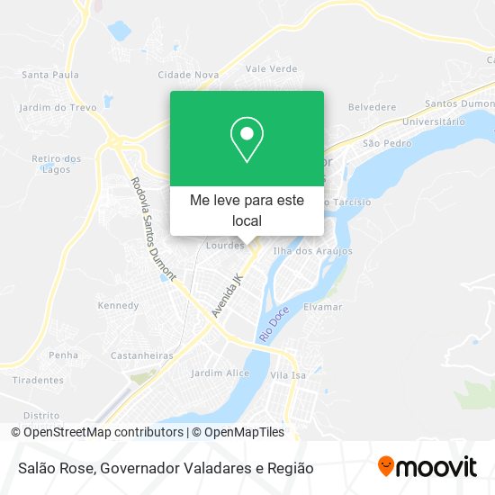 Salão Rose mapa