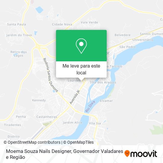 Moema Souza Nails Designer mapa