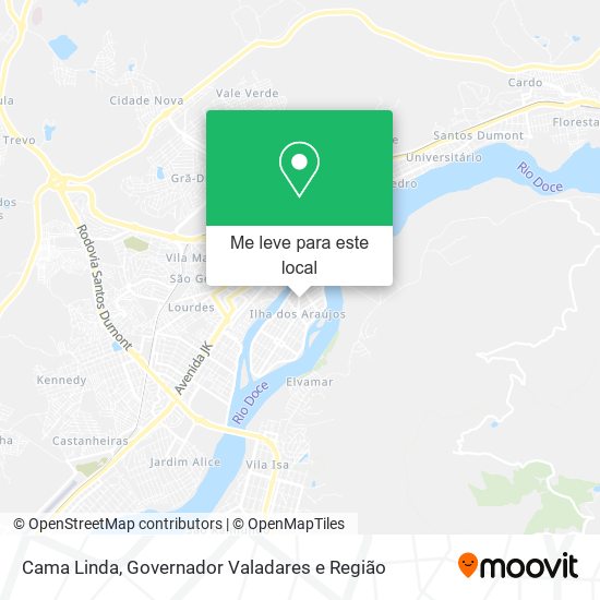 Cama Linda mapa
