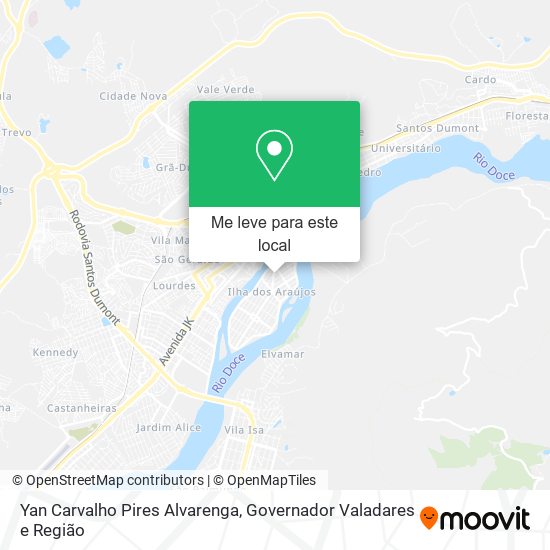 Yan Carvalho Pires Alvarenga mapa