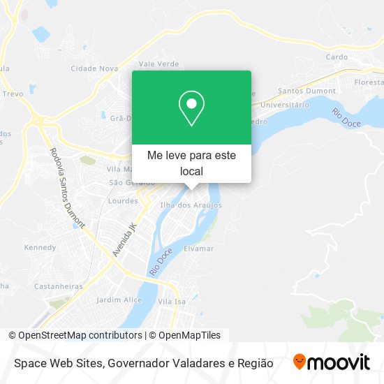 Space Web Sites mapa