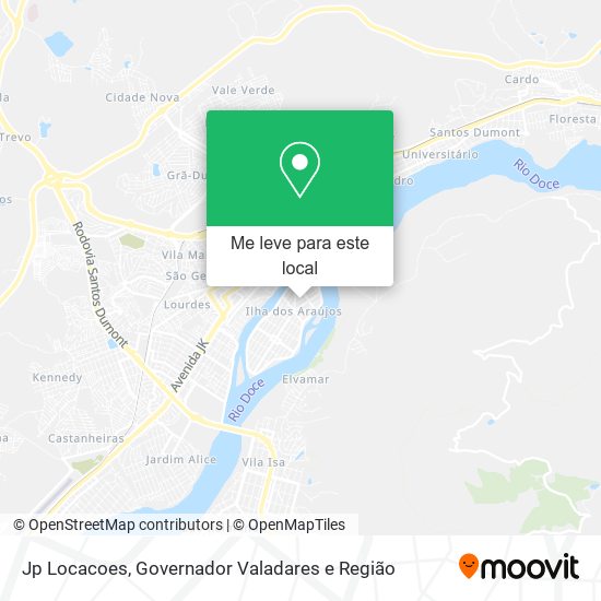 Jp Locacoes mapa