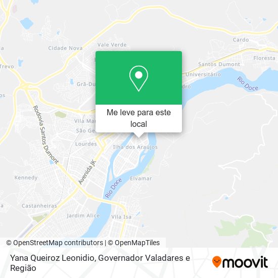 Yana Queiroz Leonidio mapa