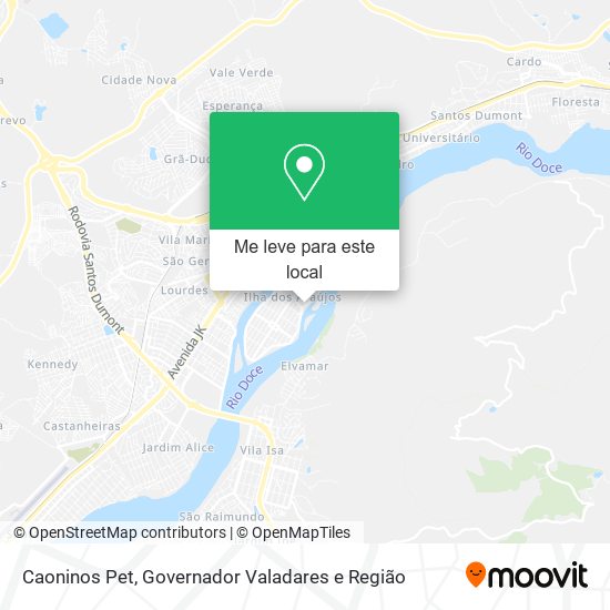 Caoninos Pet mapa