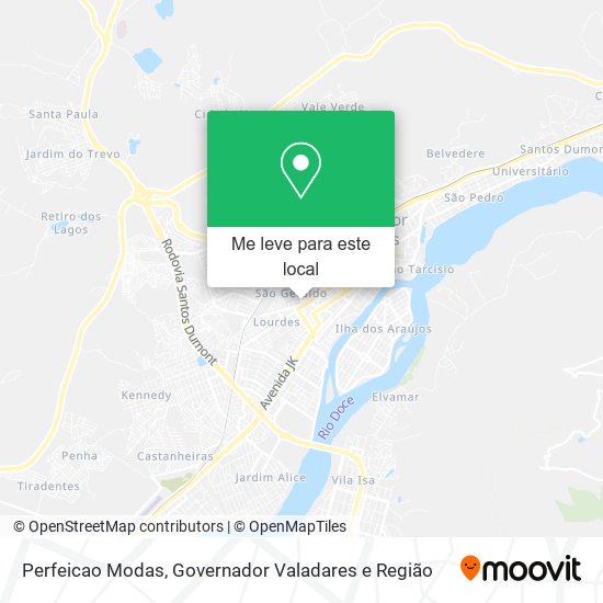 Perfeicao Modas mapa