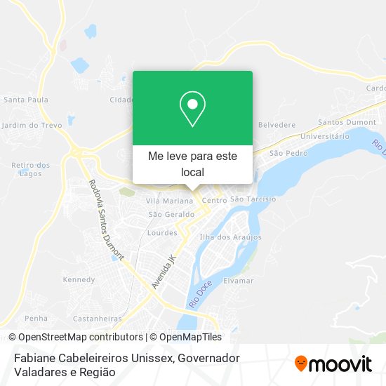 Fabiane Cabeleireiros Unissex mapa